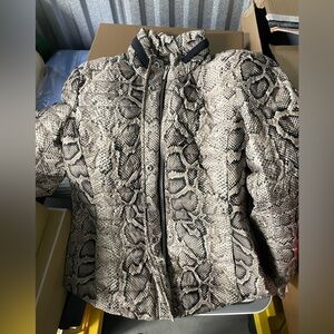 Michael Kors Women's Snake Print Jacket